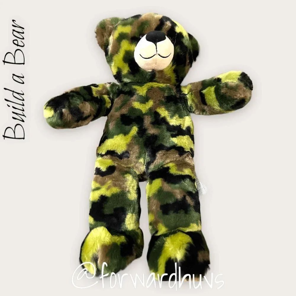Build-A-Bear Camouflage Bear Plush Toy